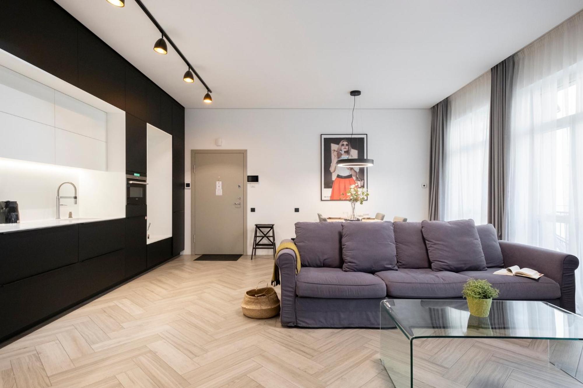 Cohost I Oldtown 60M2 Apt W-Garage Parking, Balcony & Self Check-In Vilnius Luaran gambar