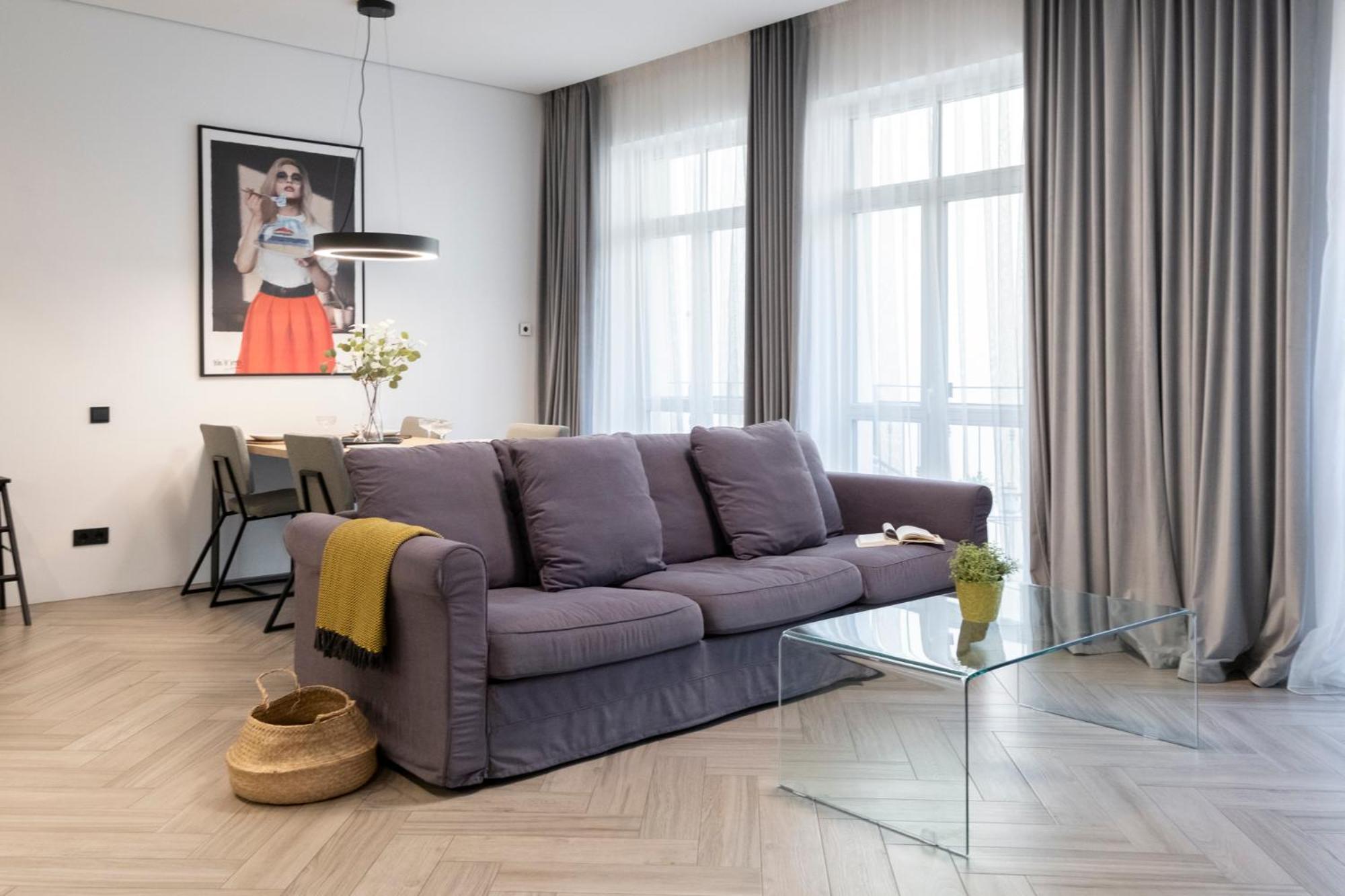 Cohost I Oldtown 60M2 Apt W-Garage Parking, Balcony & Self Check-In Vilnius Luaran gambar