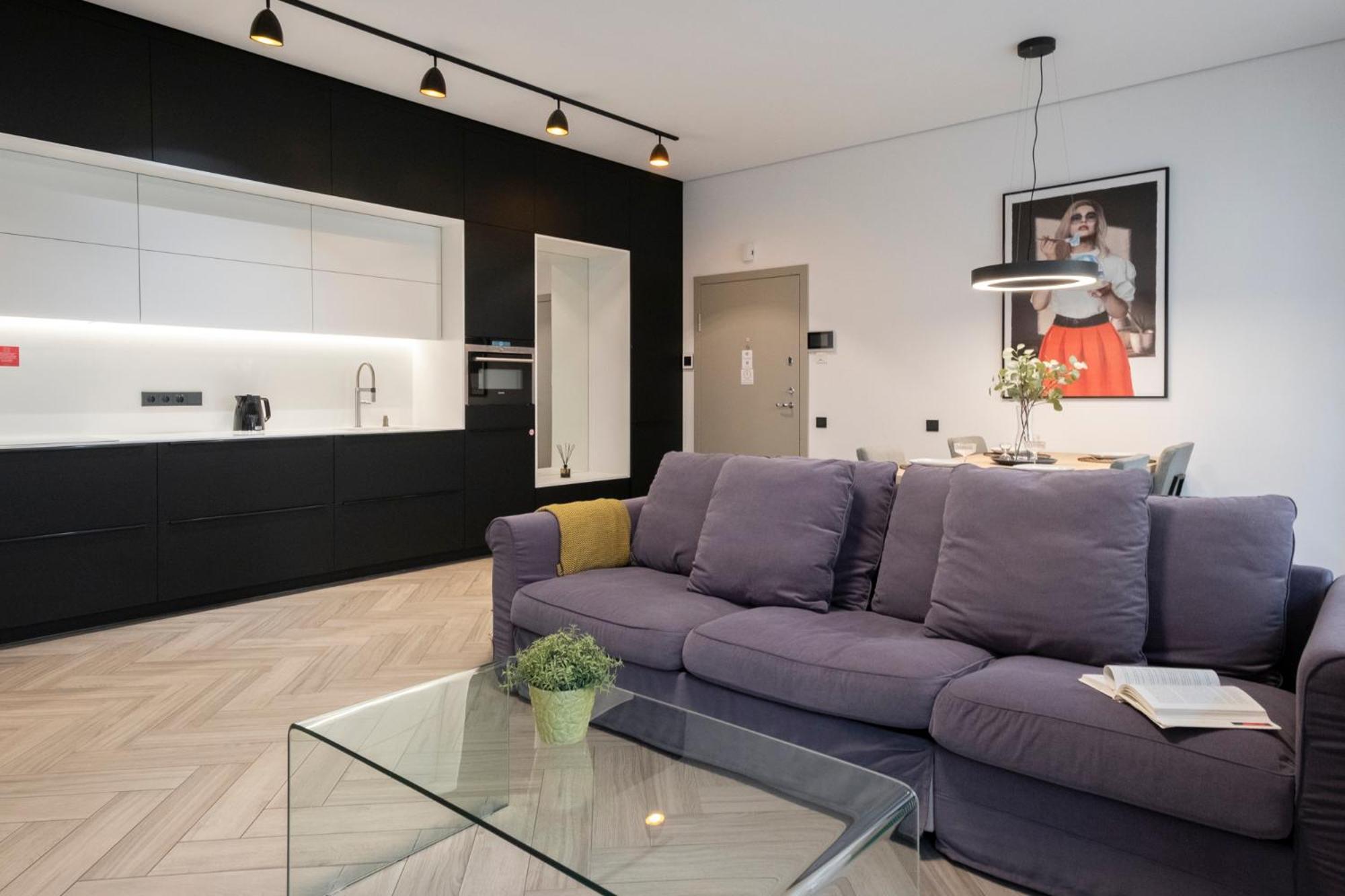 Cohost I Oldtown 60M2 Apt W-Garage Parking, Balcony & Self Check-In Vilnius Luaran gambar